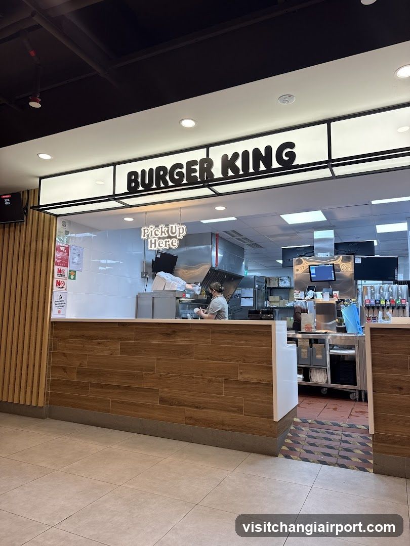 Burger King Interior View