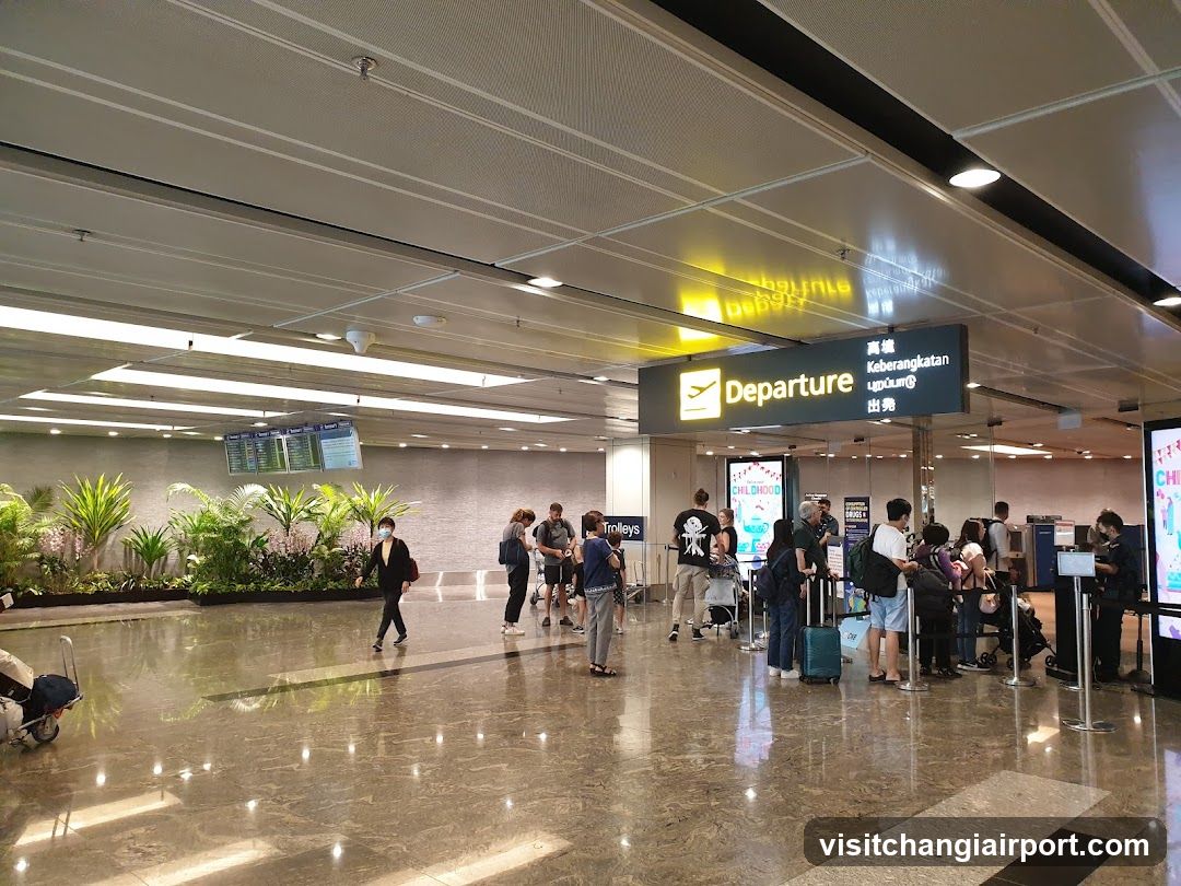 Airport Departure Hall Interior