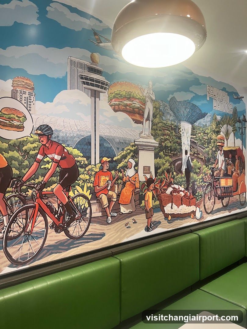 Burger Wall Mural