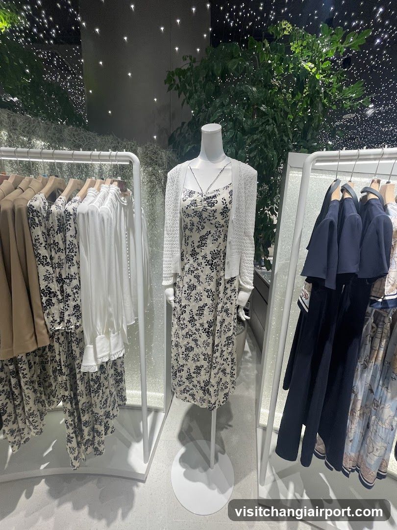 Clothing Store Interior Display