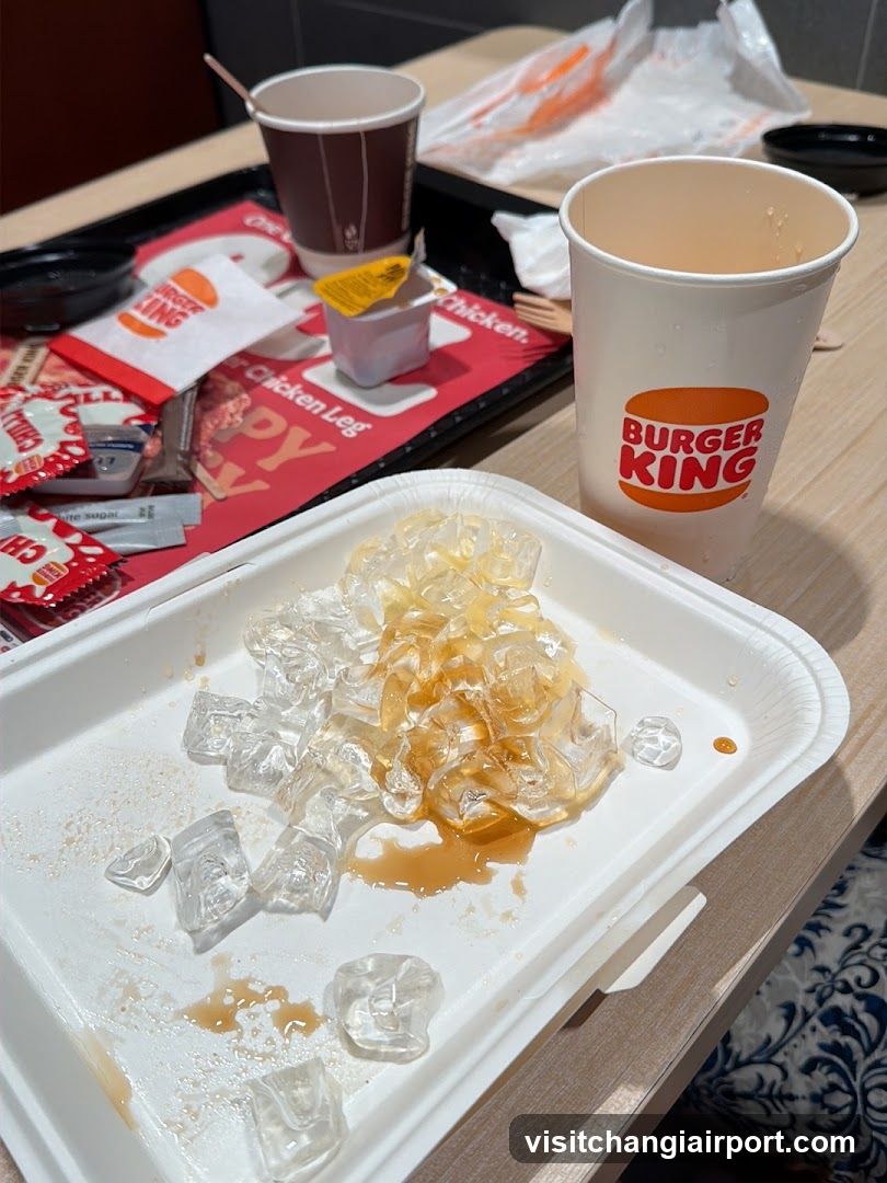 Burger King Meal Remains