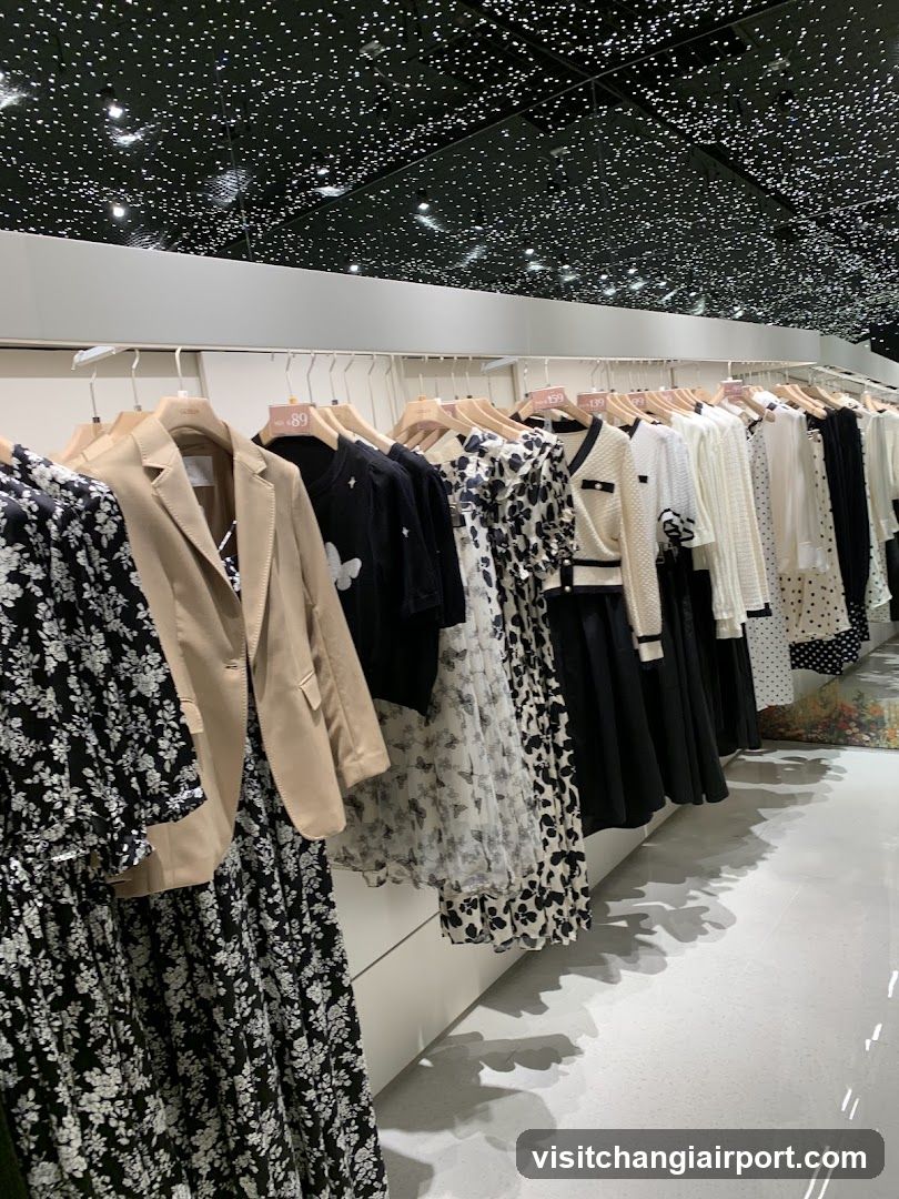 Clothing Store Interior Display