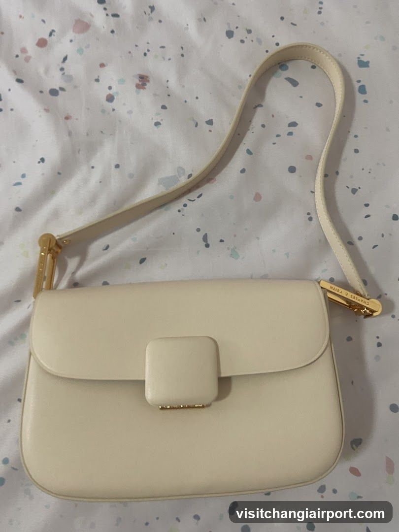 Cream Crossbody Bag