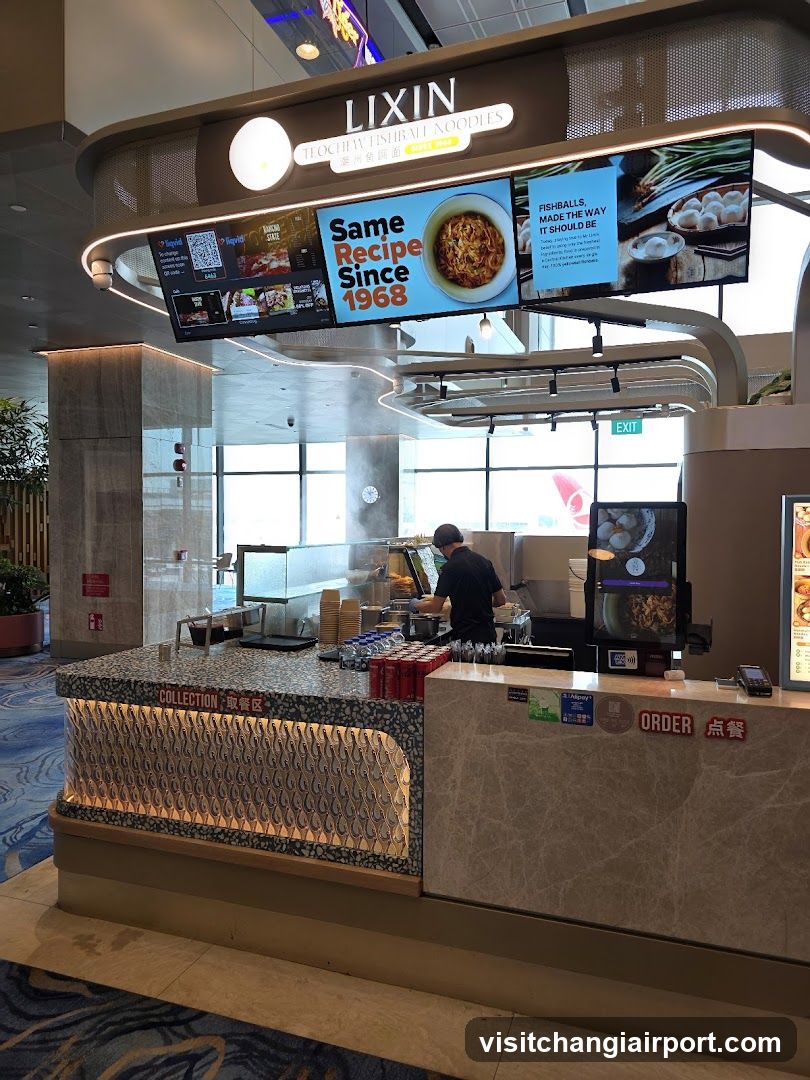 LiXin Teochew Fishball Noodles - Changi Airport T1 Transit