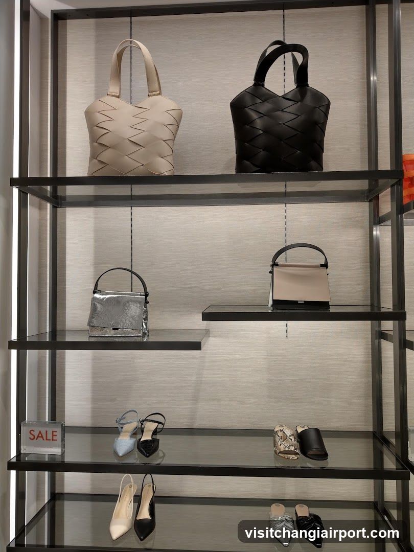 Luxury Handbag and Shoe Display