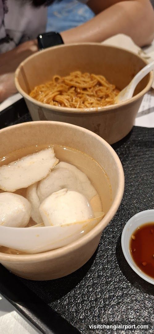 Noodle and Fish Ball Soup