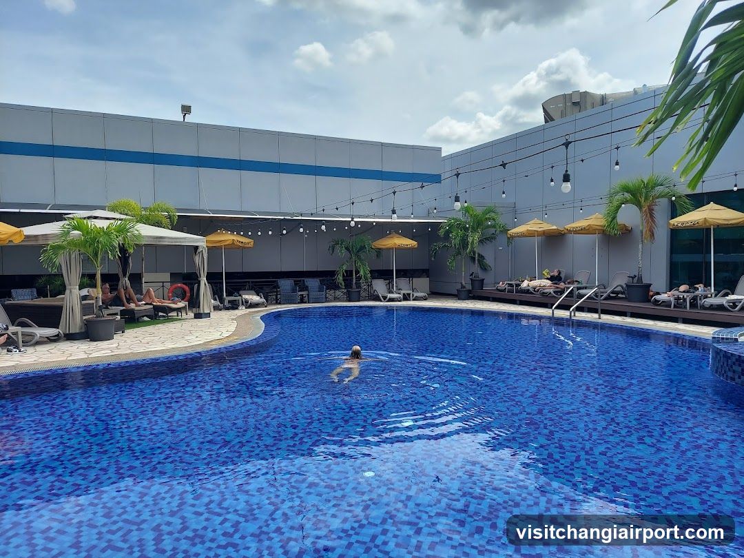 Poolside Relaxation Area