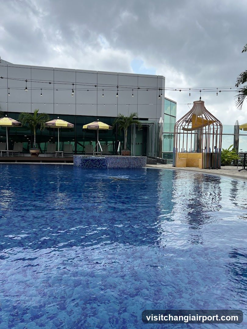 Poolside Lounge Area