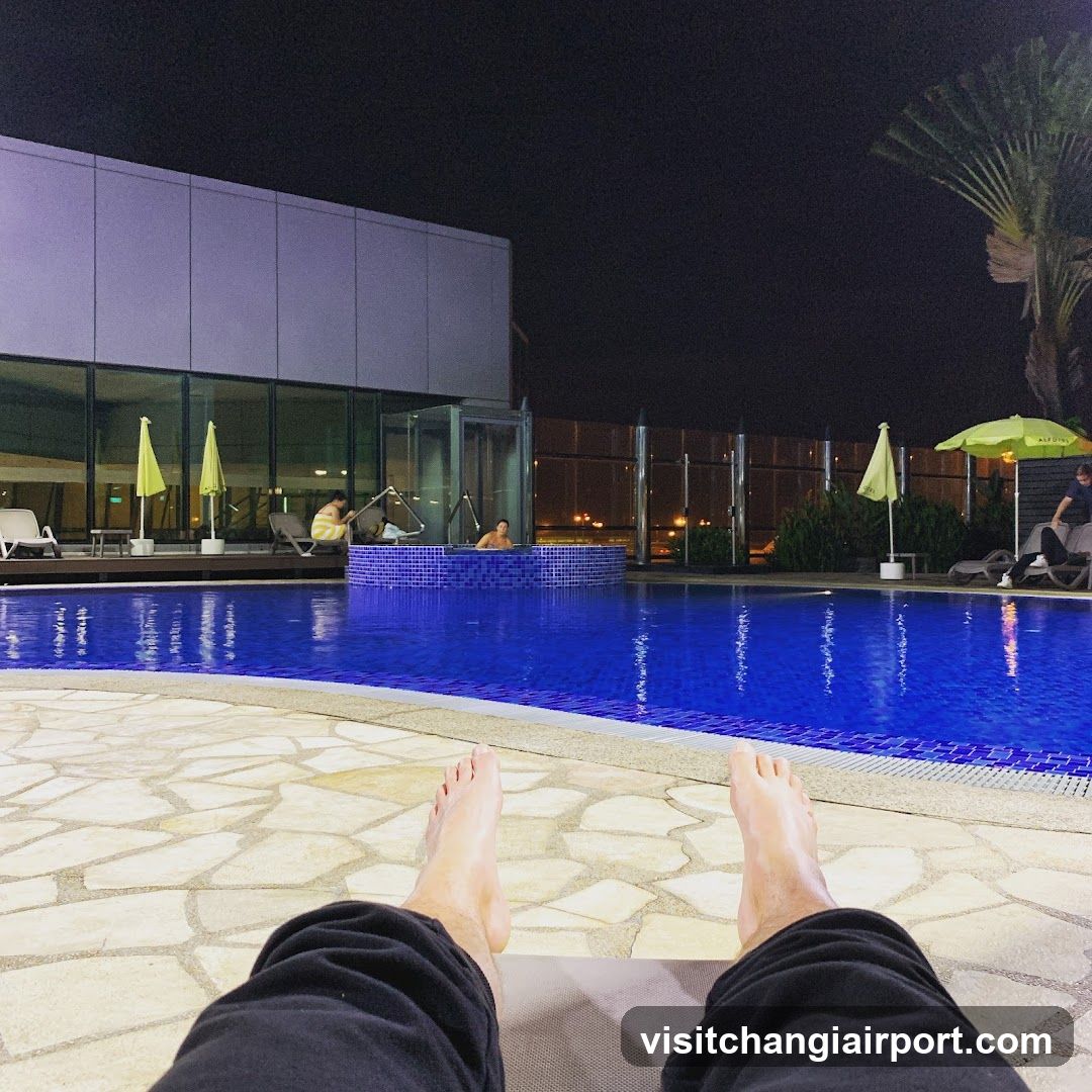 Poolside Night View