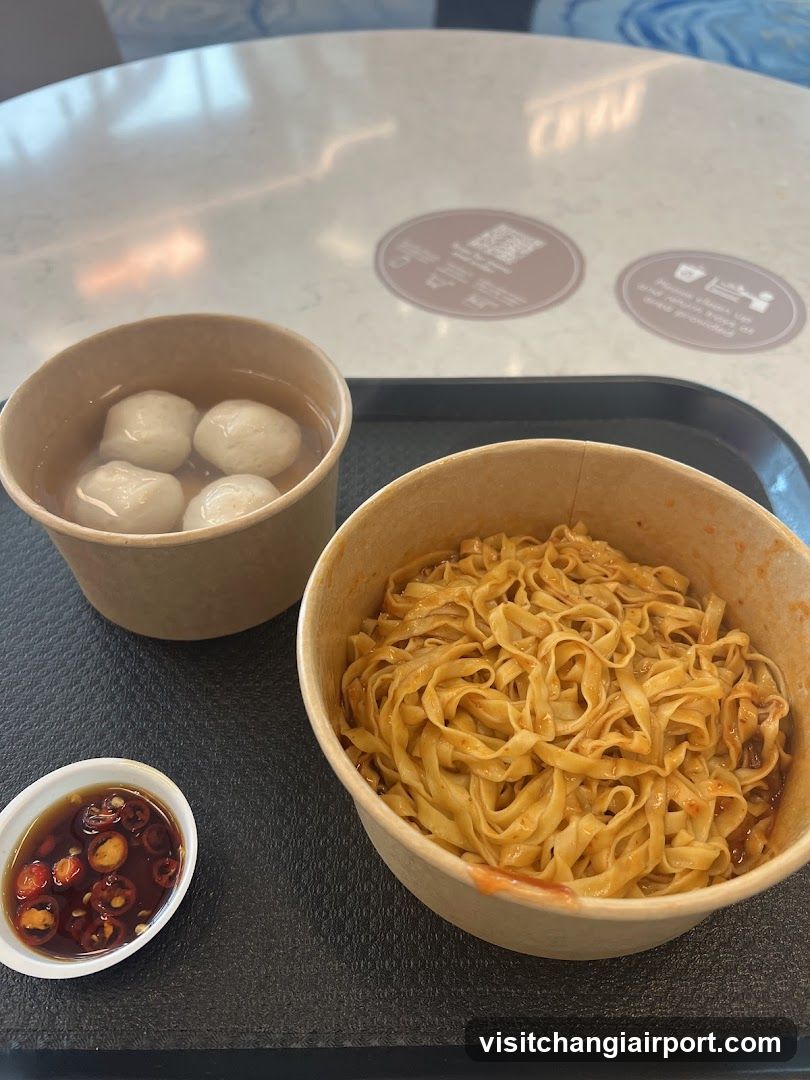 Noodle and Dumpling Meal