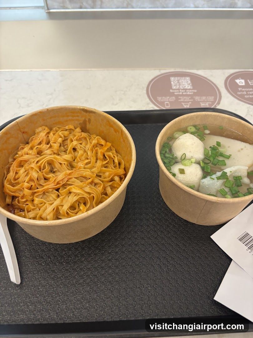 Noodle and Soup Meal