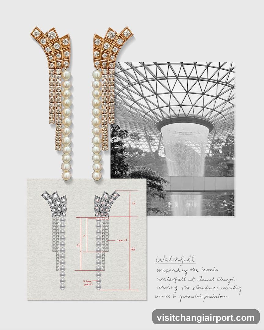 Waterfall Inspired Jewelry Design