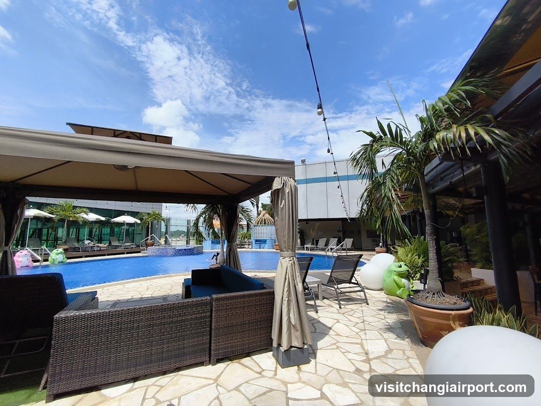 Poolside Lounge Area