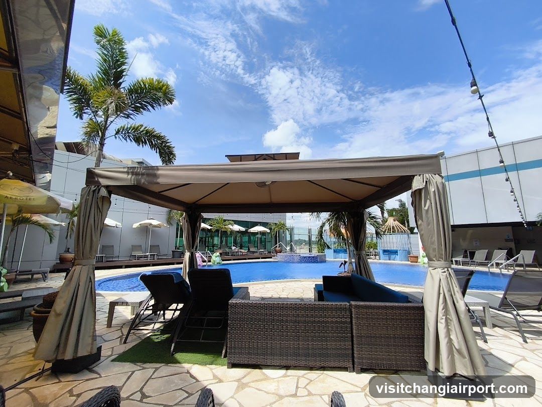 Poolside Lounge Area