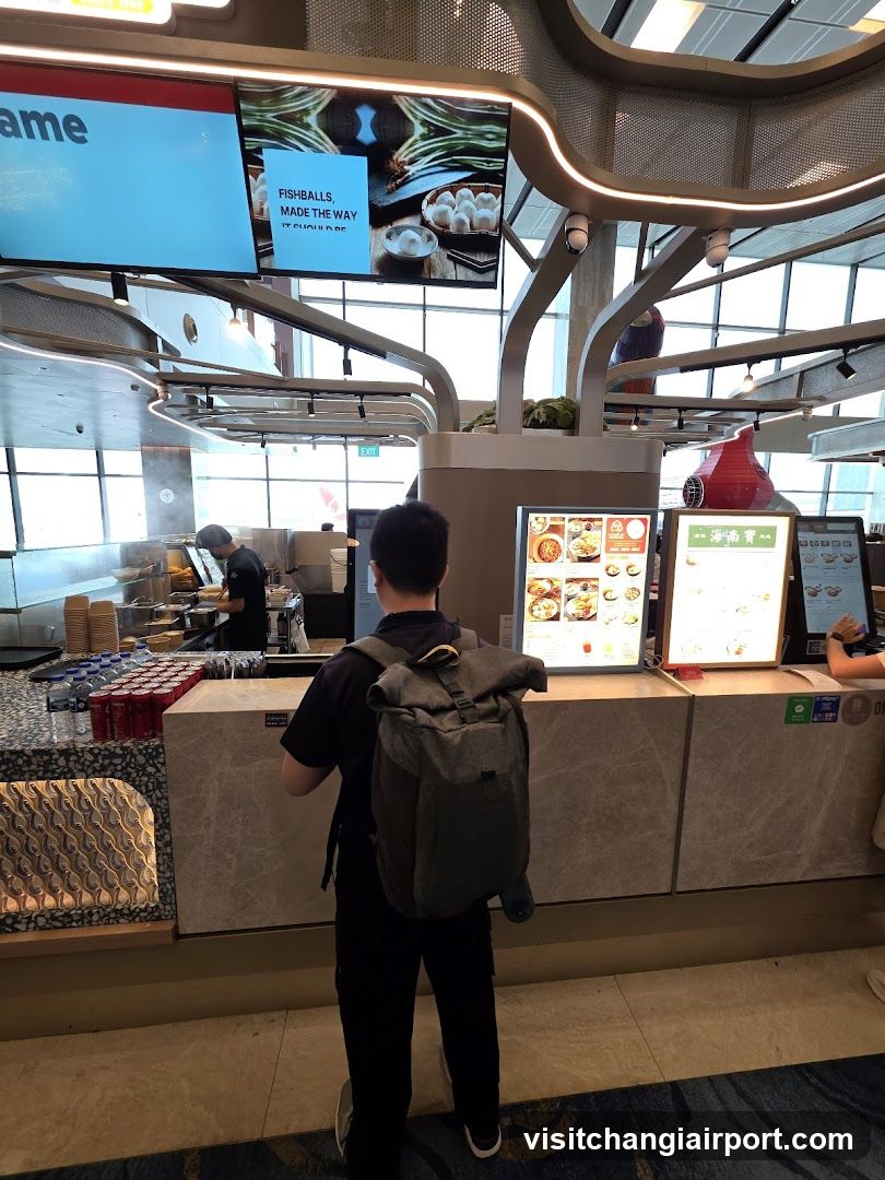 Airport Food Court Interior