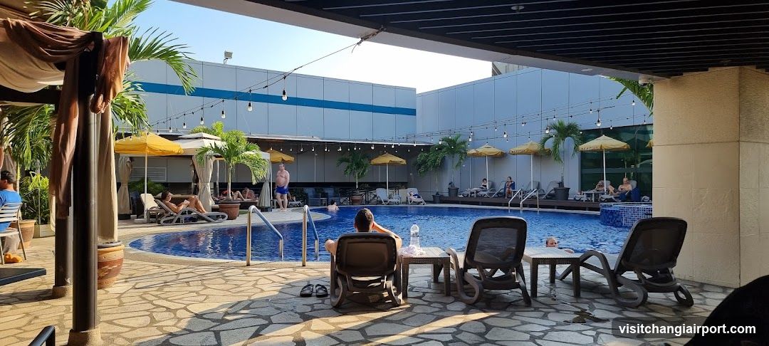 Poolside Relaxation Area