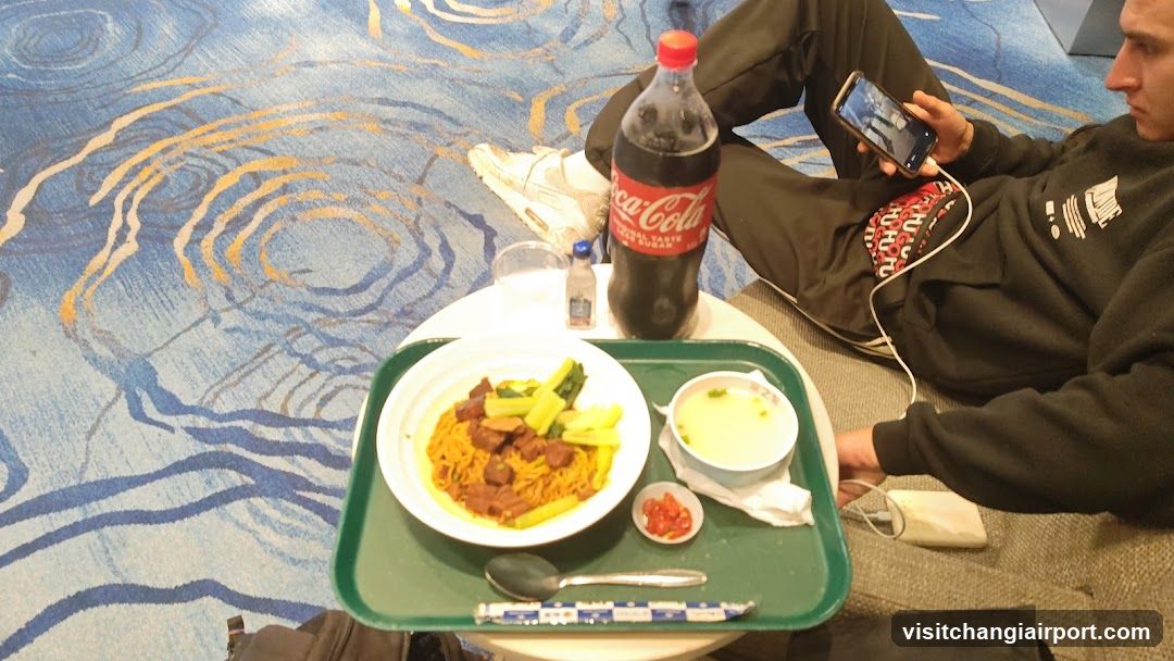 Food Tray with Meal and Drink