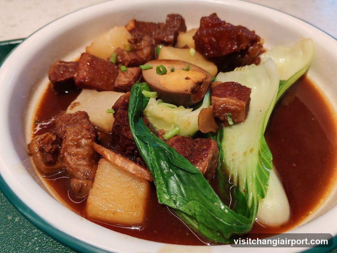 Braised Meat with Bok Choy and Radish
