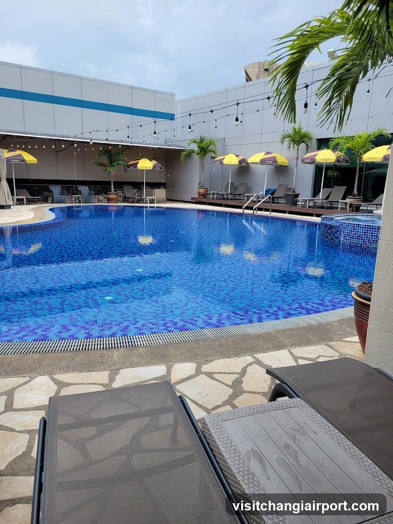 Poolside Lounge Area