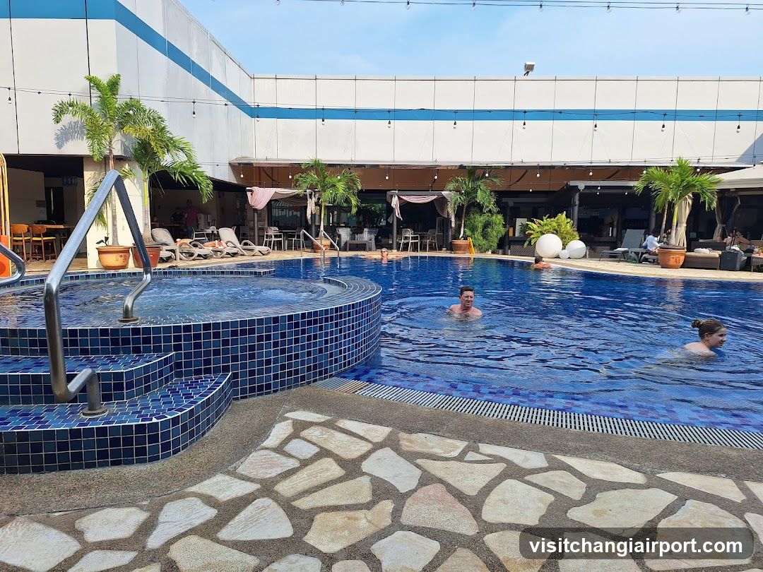 Poolside Resort Scene