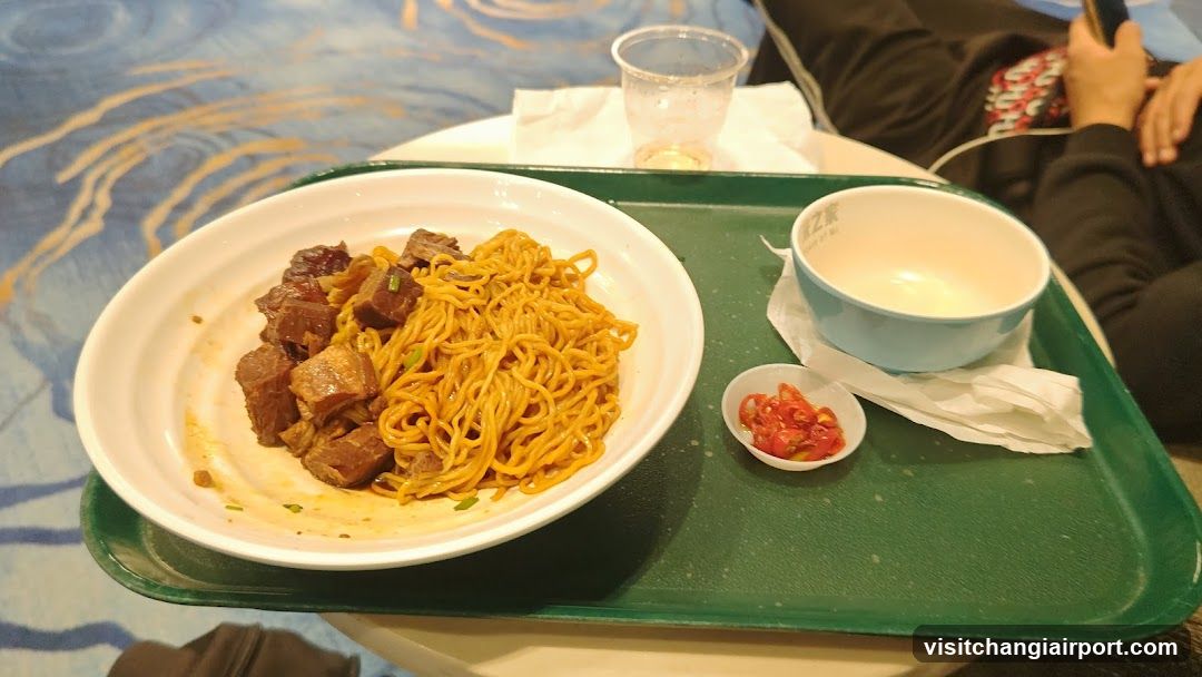 Noodle Meal on Tray