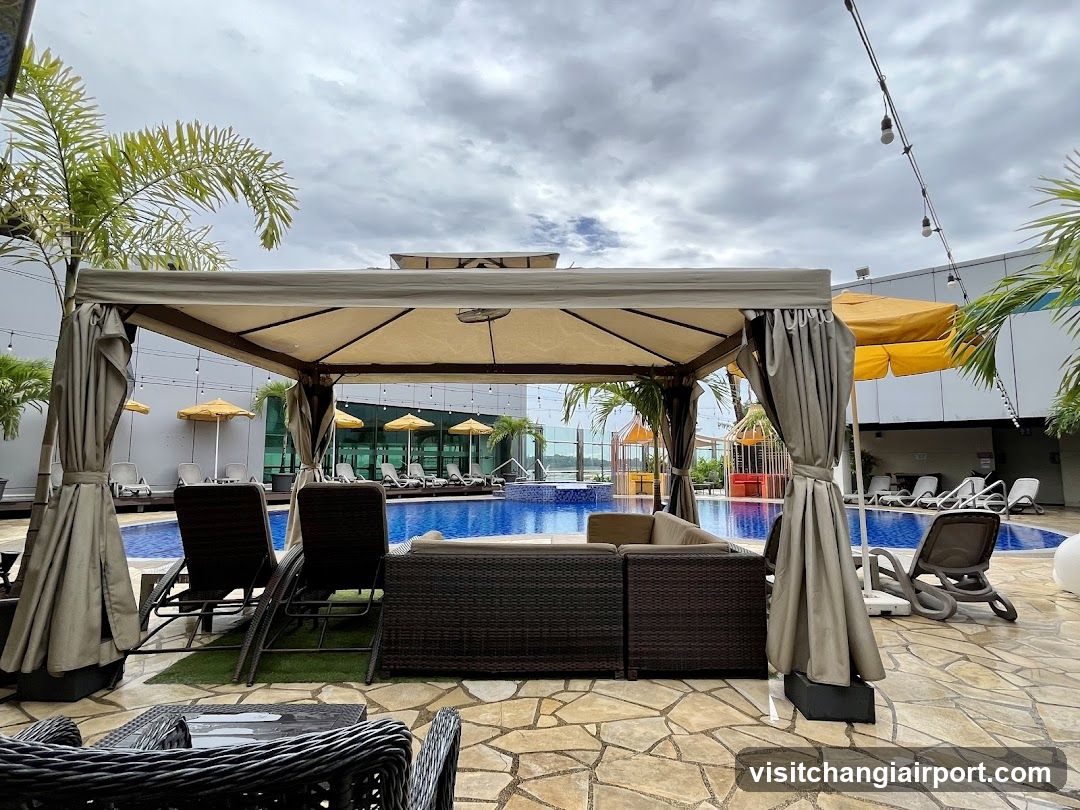 Poolside Lounge Area
