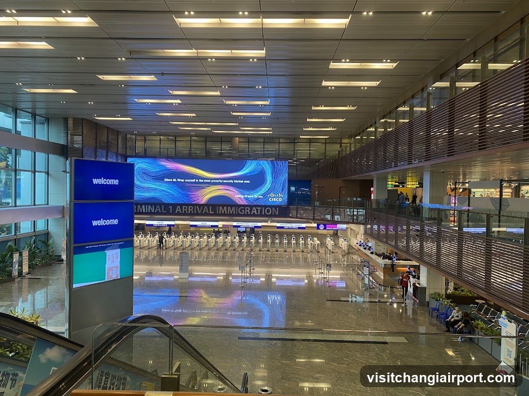 Terminal 1 Arrival Immigration Area