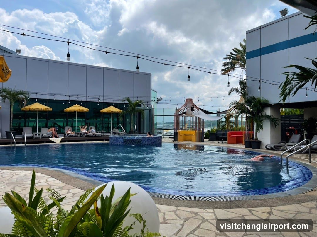 Poolside Lounge Area