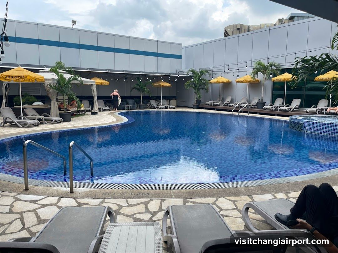 Poolside Lounge Area