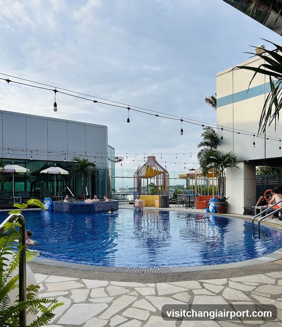 Poolside Relaxation Area
