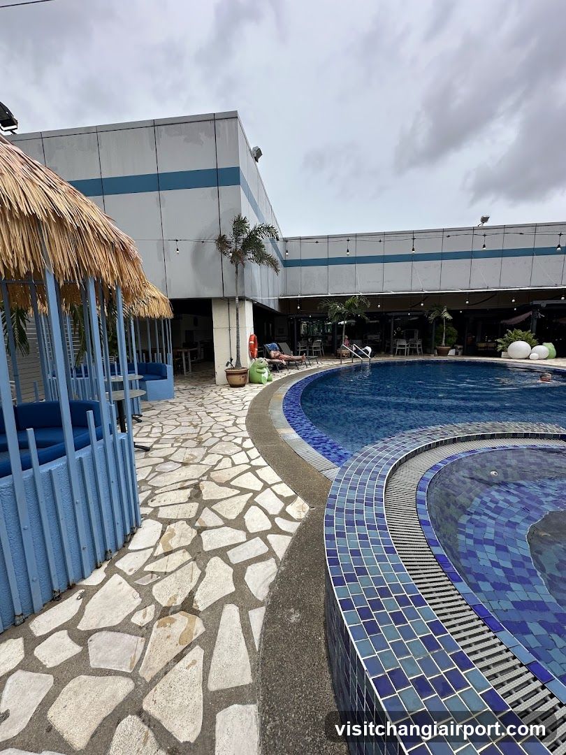 Poolside Lounge Area