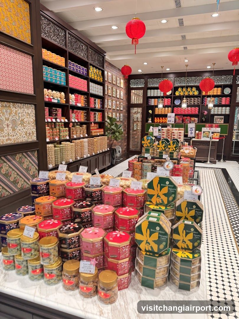 Interior of a traditional Chinese confectionery shop