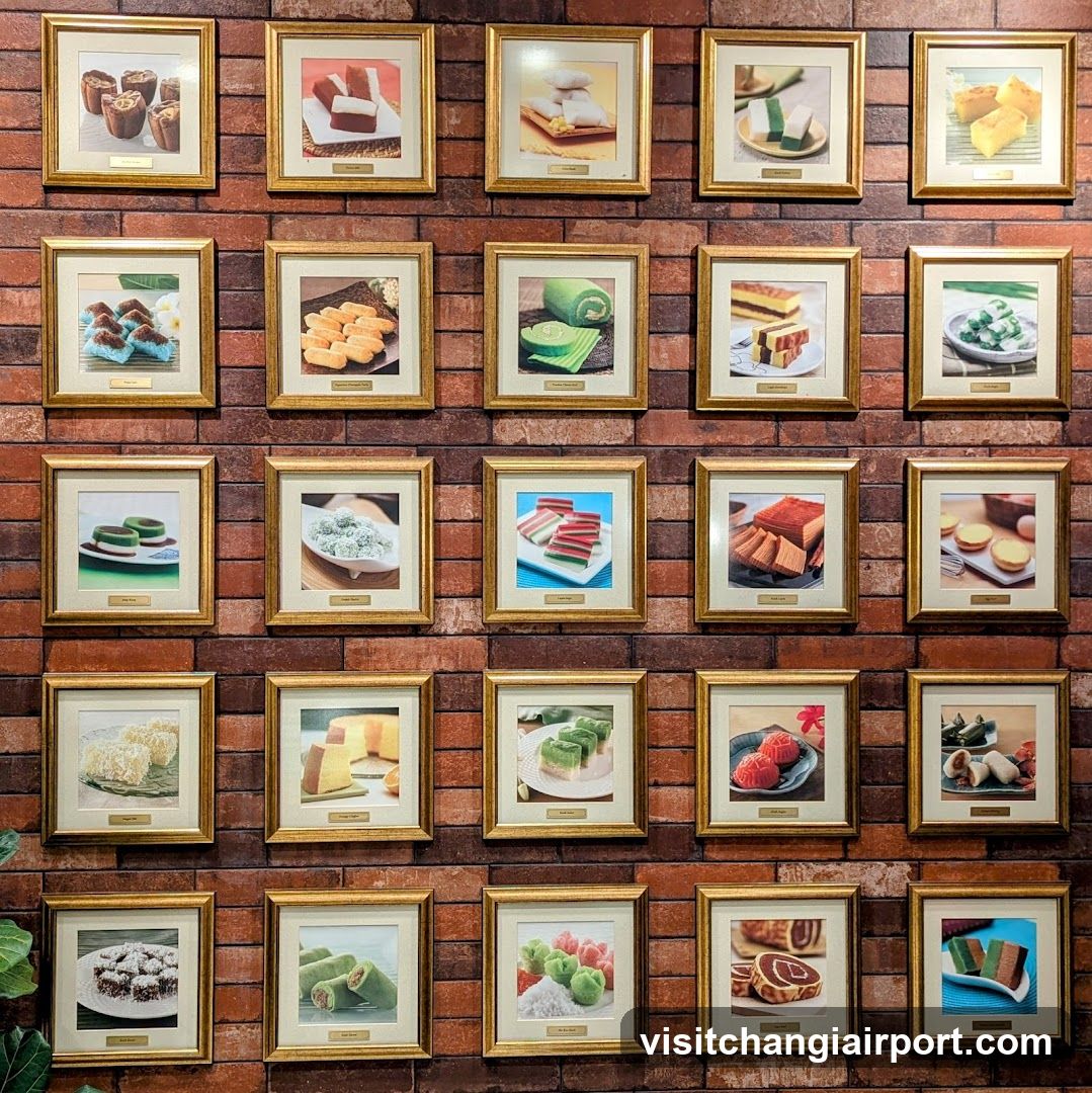 Wall of Framed Dessert Photos