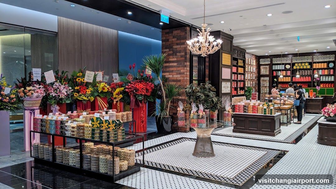 Interior of a Traditional Chinese Confectionery Shop