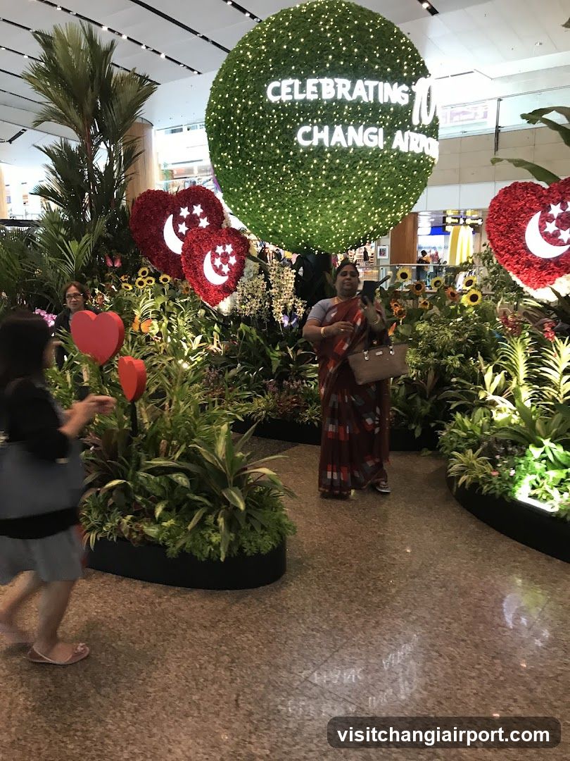 Changi Airport Celebration Display