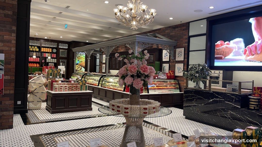 Interior of a bakery or confectionery shop