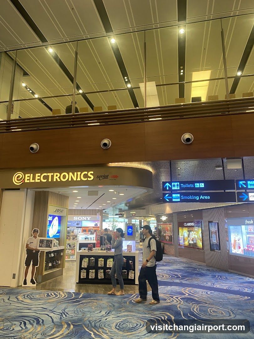 Airport Electronics Store Interior
