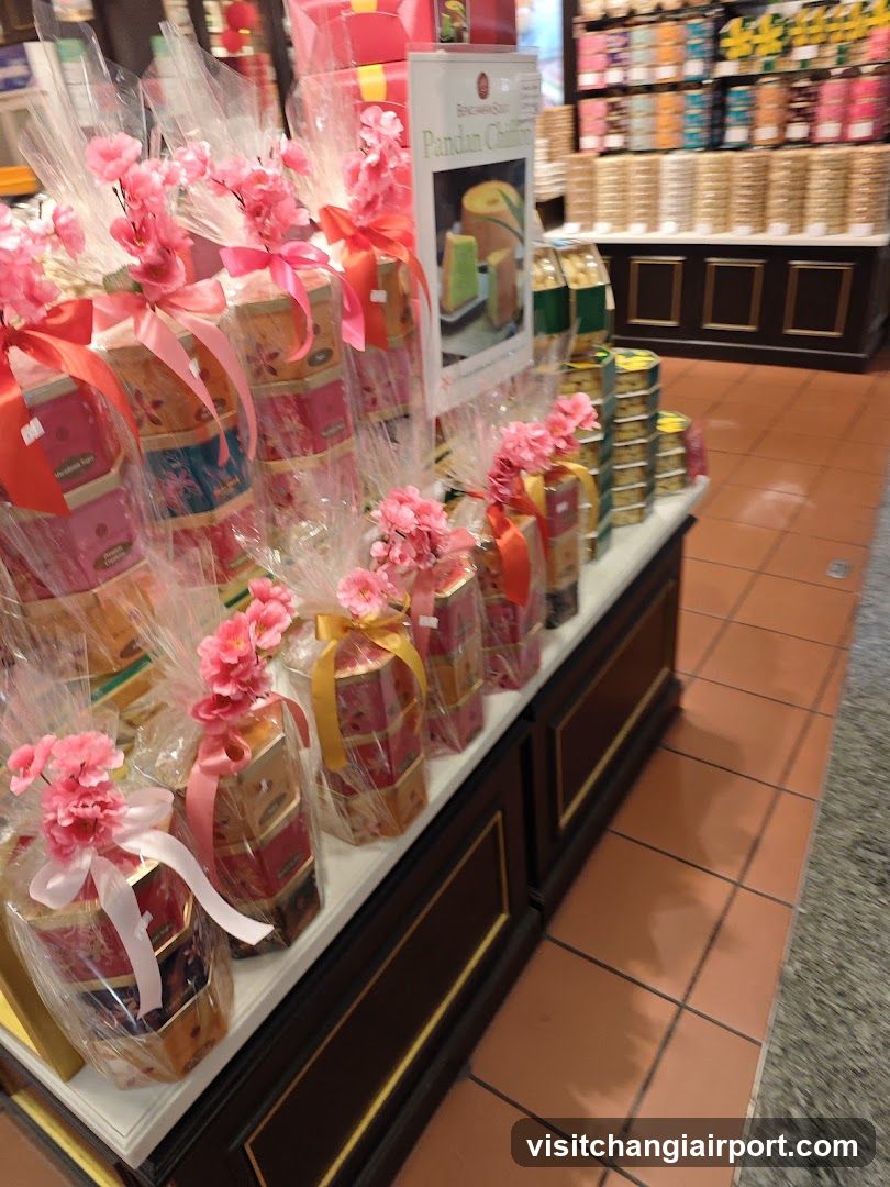 Gifted Pandan Cakes Display