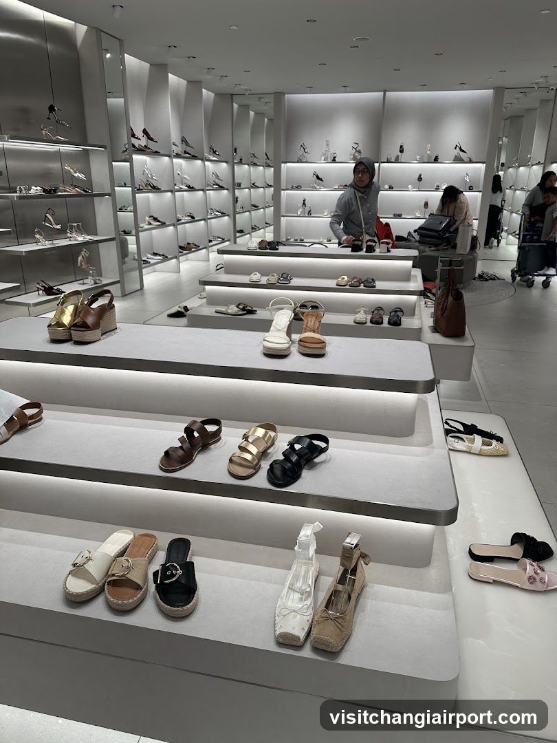 Shoe Store Interior Display