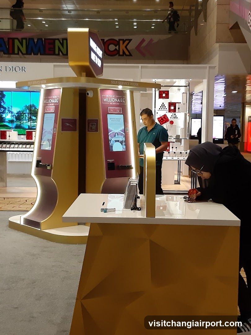 Millionaire Self-Service Kiosk Area