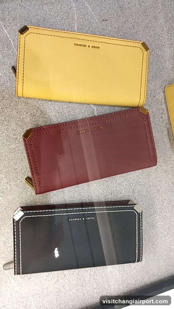 Charles & Keith Wallets Display