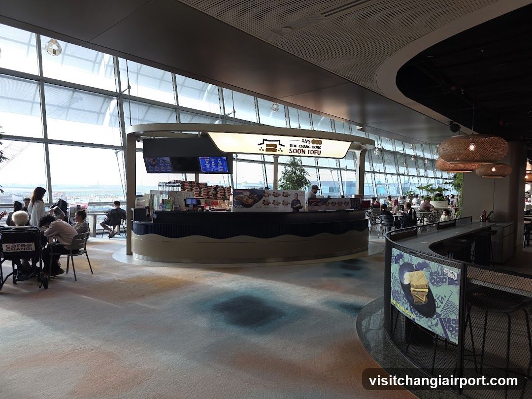 Airport Food Court Interior