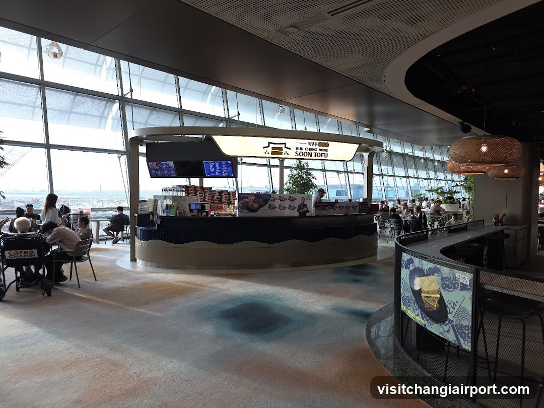 Airport Food Court Interior