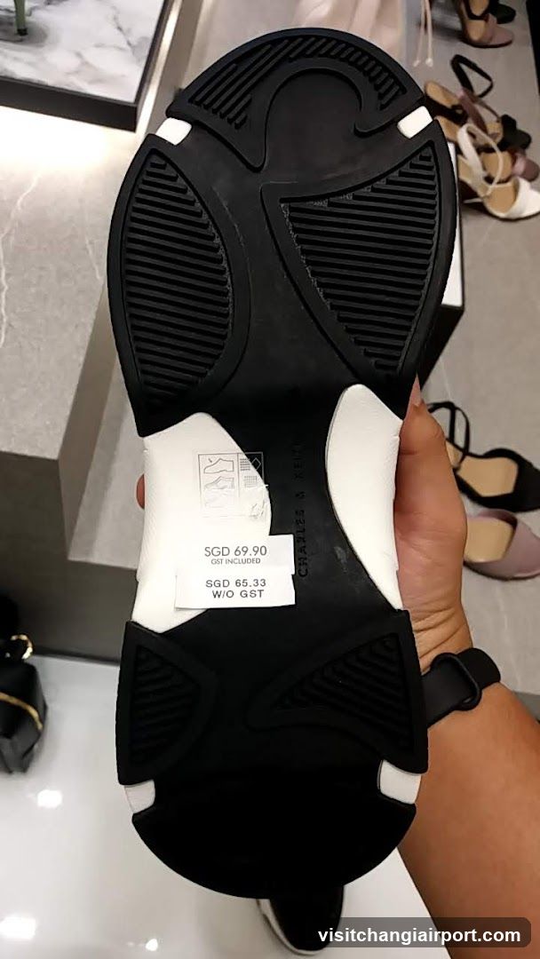 Shoe Sole with Price Tag