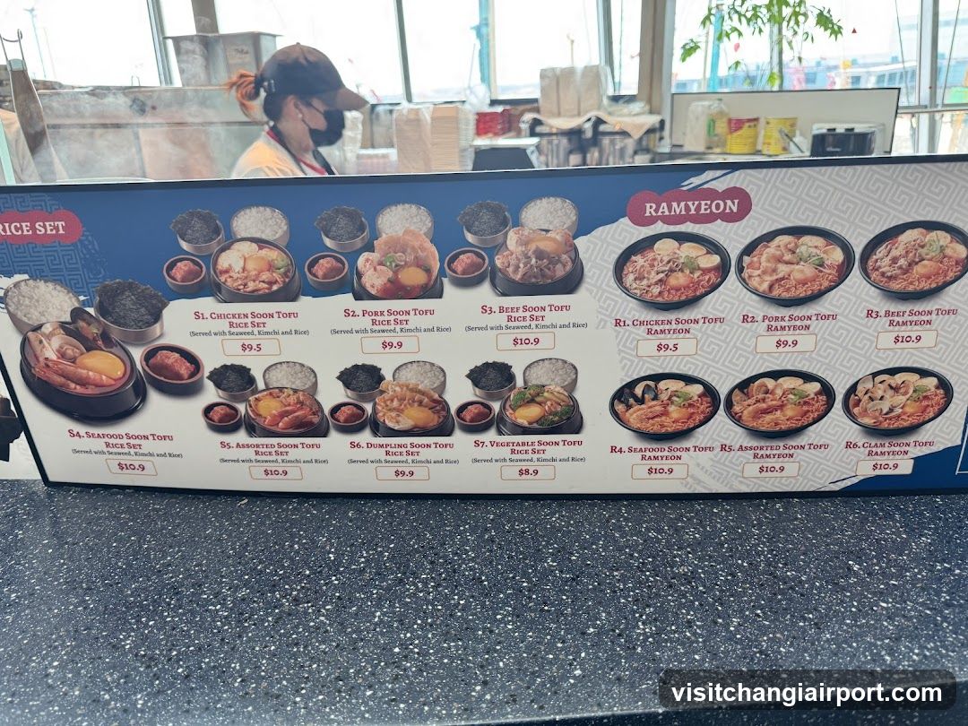 Rice and Ramyeon Menu Board