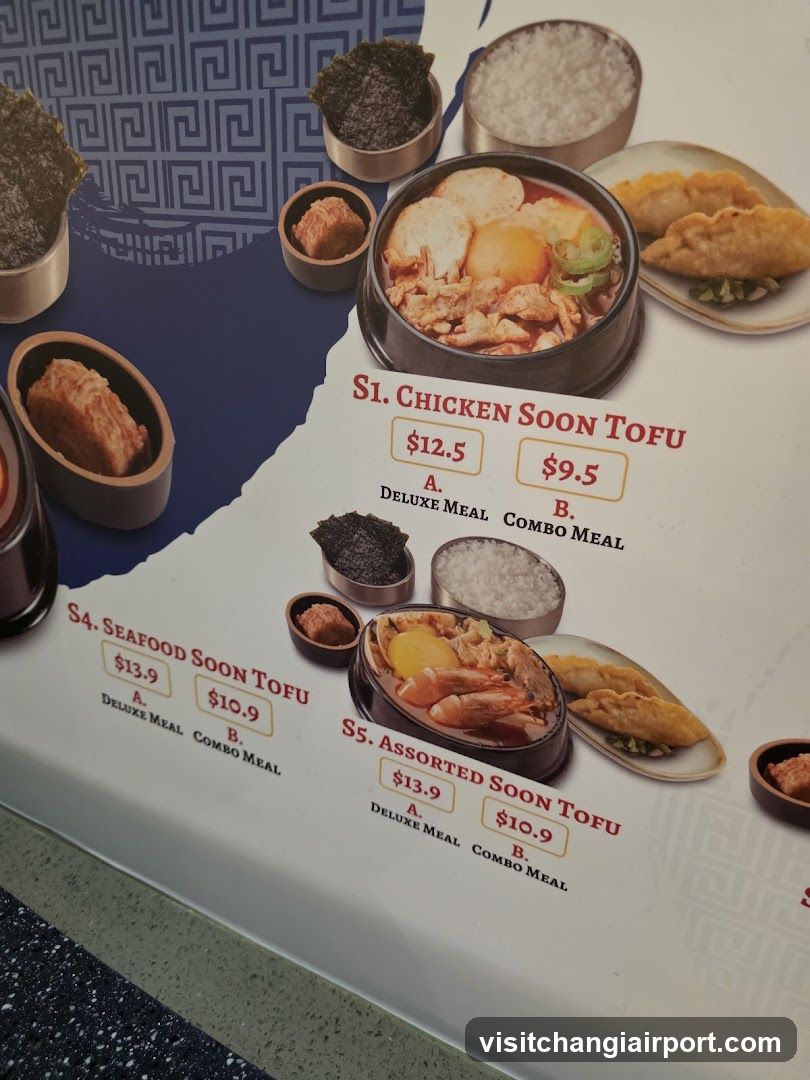 Soon Tofu Menu Page