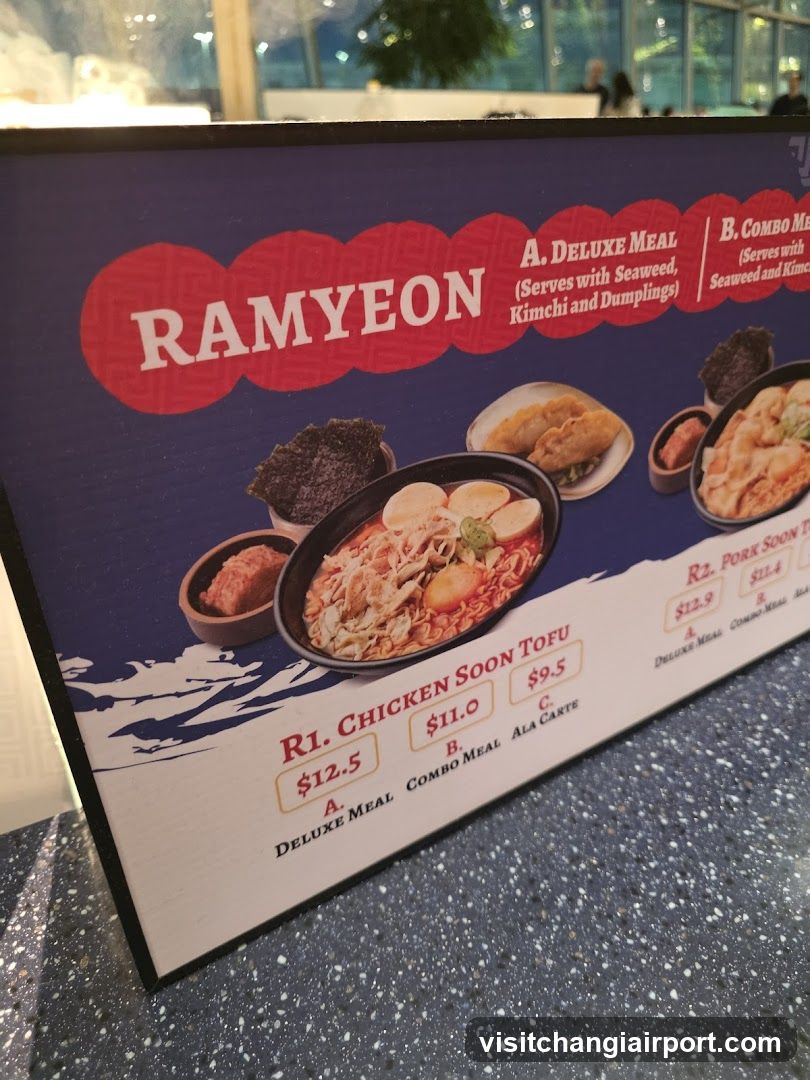 Ramyeon Menu Board