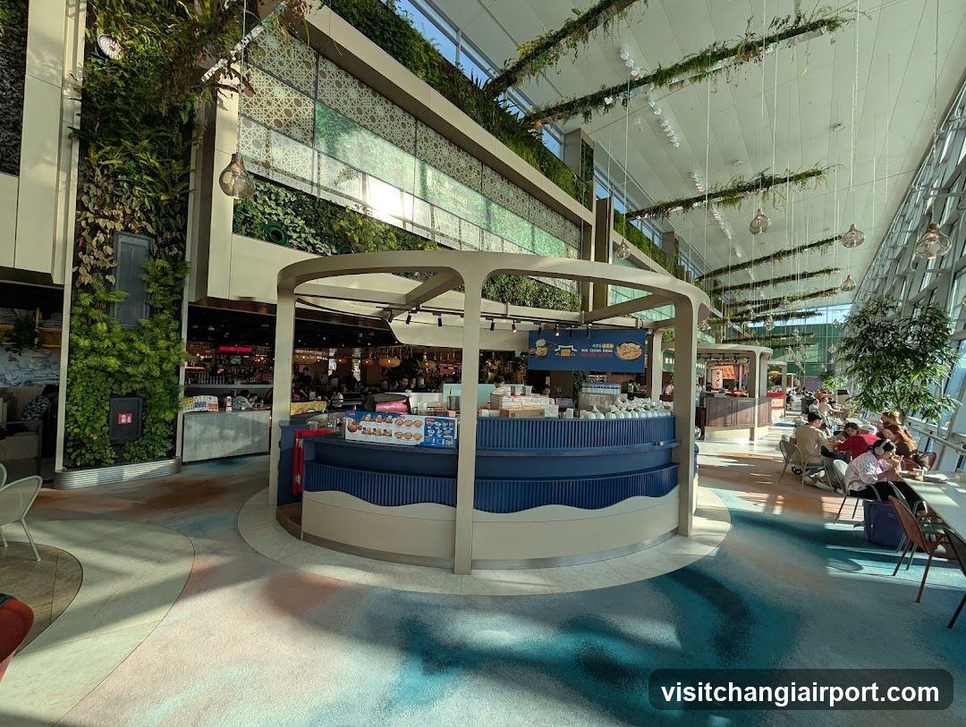 Airport Food Court Interior