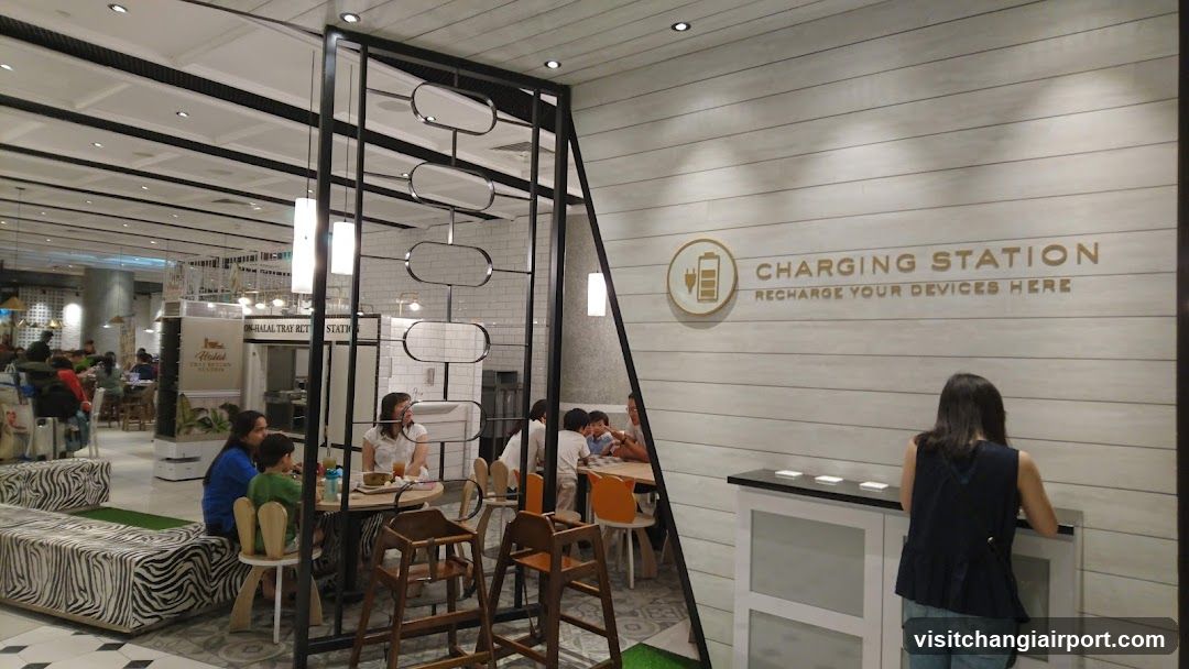 Charging Station Area in Mall