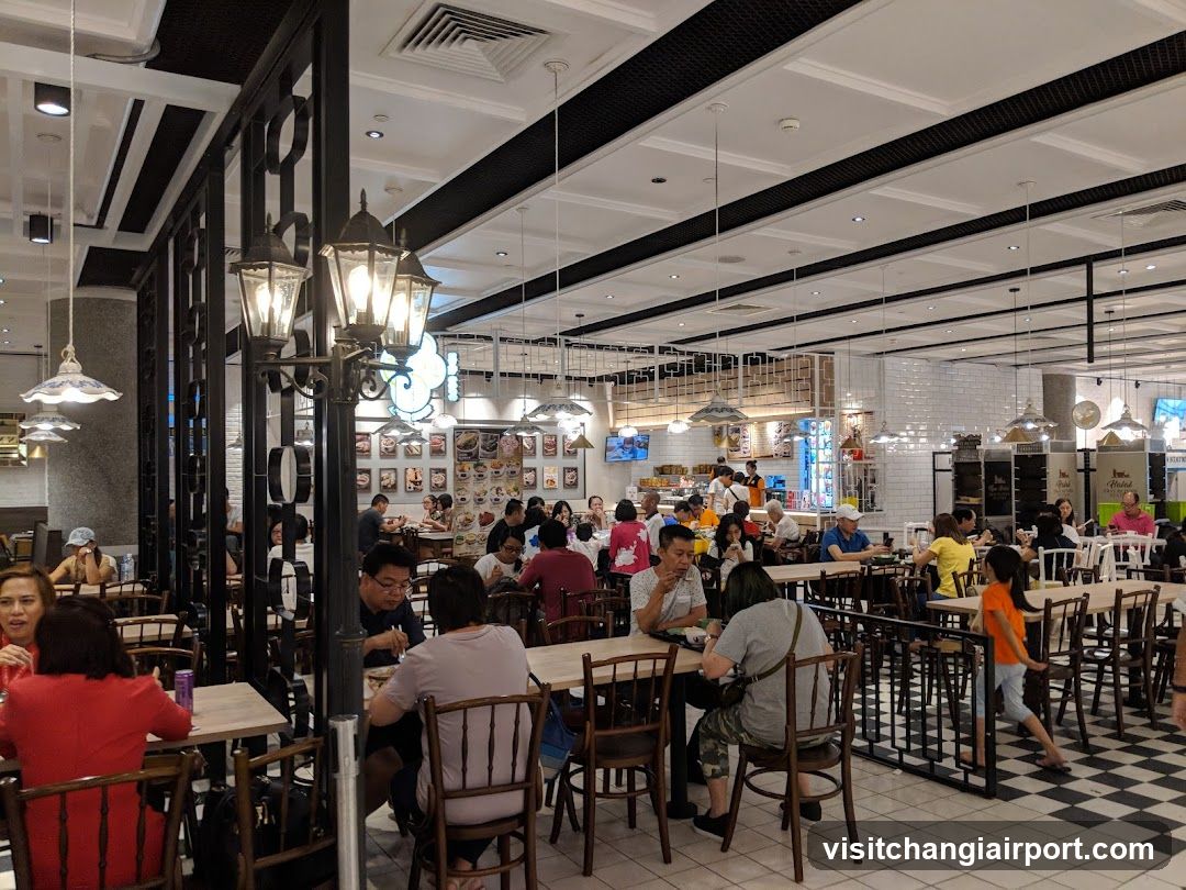 Busy Food Court Interior